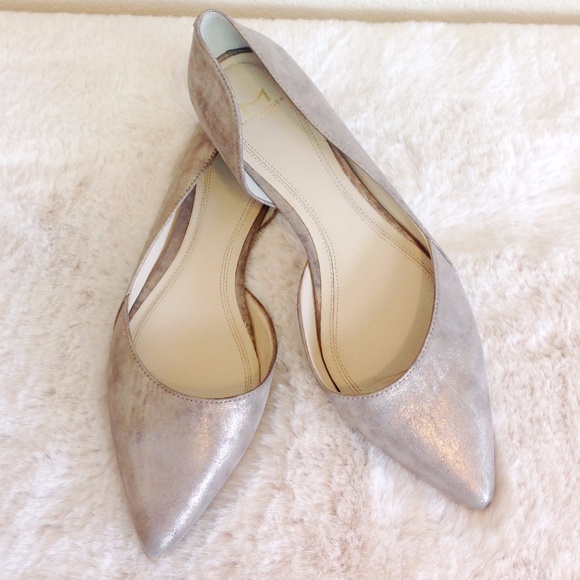 Marc Fisher Shoes - Marc Fisher | Gold Silver Metallic Flat 7.5